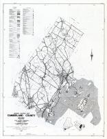 Cumberland County - Section 12e - Pownal, North Yarmouth, Cumberland, Falmouth, Cousins Island, Great Chebeague, Maine State Atlas 1961 to 1964 Highway Maps